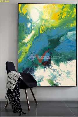 File gốc File tranh hiện đại Sơn Dầu AT1148 (trang trí) phòng trẻ em