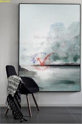 Download file gốc File tranh hiện đại Sơn Dầu AT1164 (in mica) trong suốt