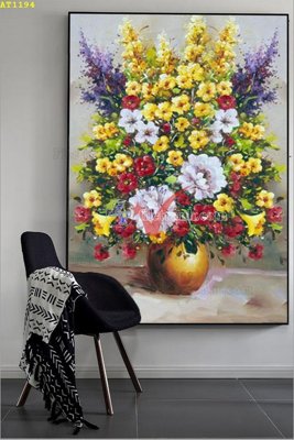 Download file File tranh hiện đại Sơn Dầu AT1194 (gốc) in mica ốp bếp