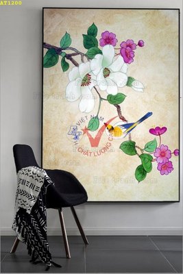 File in ấn cao cấp File tranh hiện đại Sơn Dầu AT1200 (file gốc)