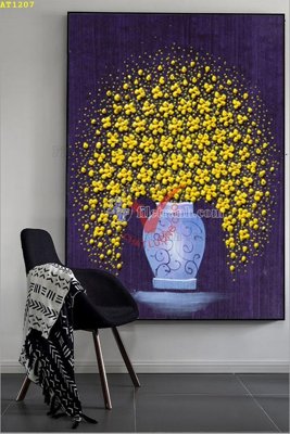 File tranh gốc File tranh hiện đại Sơn Dầu AT1207 chủ đề hiện đại