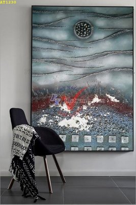 File gốc File tranh hiện đại Sơn Dầu AT1230 (ảnh chi tiết) để in ấn