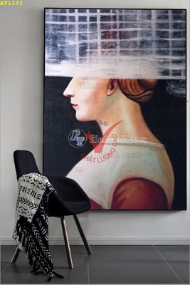 File gốc File tranh hiện đại Sơn Dầu AT1233 (ảnh chi tiết) để in ấn