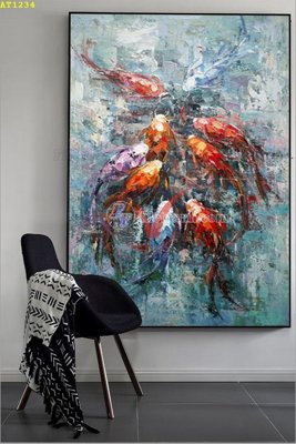 File in lụa File tranh hiện đại Sơn Dầu AT1234 (phong cảnh) File tranh hiện đại Sơn Dầu AT1234