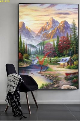 File gốc File tranh hiện đại Sơn Dầu AT1279 (in mica) cắt laser