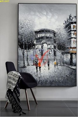 File gốc File tranh hiện đại Sơn Dầu AT1287 (PNG) nền trong suốt