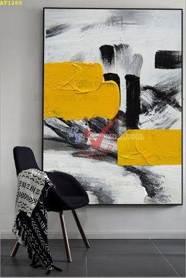 File gốc File tranh hiện đại Sơn Dầu AT1288 (trang trí) cho phòng khách