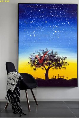 File gốc File tranh hiện đại Sơn Dầu AT1298 (phong cách) tối giản