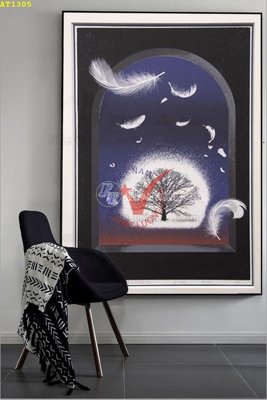 File gốc File tranh hiện đại Sơn Dầu AT1305 (in tráng gương) hiện đại