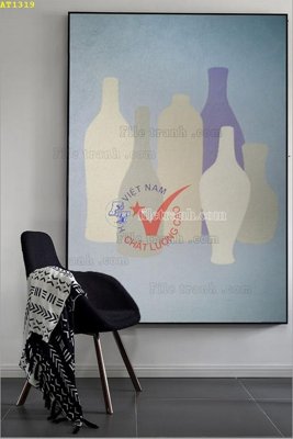 File tranh File tranh hiện đại Sơn Dầu AT1319 (gốc) in vải canvas