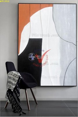 Tải file File tranh hiện đại Sơn Dầu AT1352 (ảnh gốc) in gạch 3D