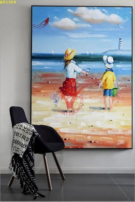 File gốc File tranh hiện đại Sơn Dầu AT1359 (thiết kế) cho in ấn