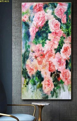 Tải file gốc in lụa File tranh hiện đại Sơn Dầu AT1421 siêu nét