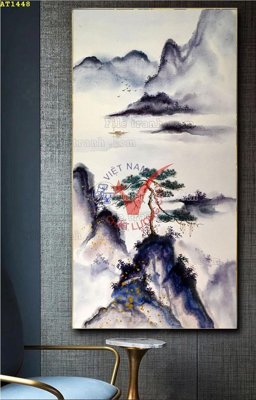 File gốc File tranh hiện đại Sơn Dầu AT1448 (chủ đề hiện đại) trang trí