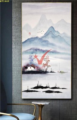 File PSD File tranh hiện đại Sơn Dầu AT1449 (nguyên bản) cho thiết kế