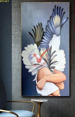 Tải file File tranh hiện đại Sơn Dầu AT1463 (gốc) chủ đề tâm linh