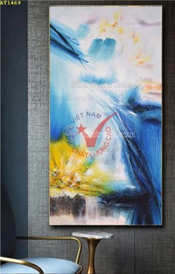 Tải file File tranh hiện đại Sơn Dầu AT1469 (gốc) làm tranh treo tường