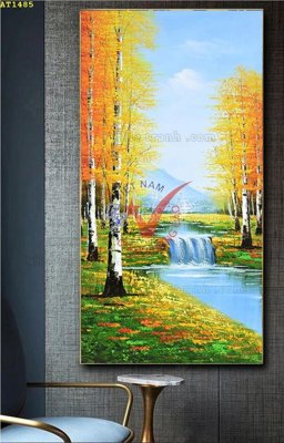 File gốc File tranh hiện đại Sơn Dầu AT1485 (in ấn) màu sắc trung thực