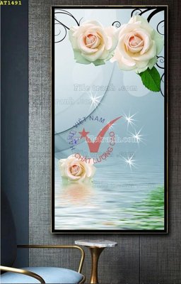 File ảnh File tranh hiện đại Sơn Dầu AT1491 (gốc) in quảng cáo ngoài trời