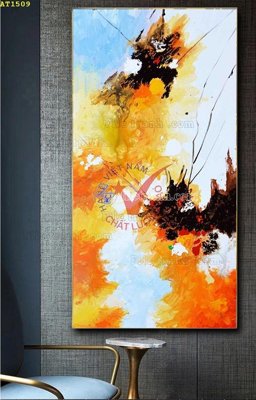 File in lụa File tranh hiện đại Sơn Dầu AT1509 (chất lượng cao) File tranh hiện đại Sơn Dầu AT1509