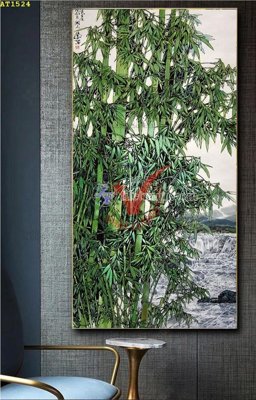 File gốc File tranh hiện đại Sơn Dầu AT1524 (chuẩn màu) cho in offset