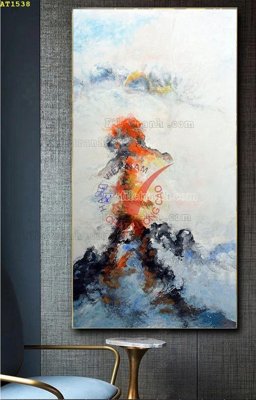 File in lụa File tranh hiện đại Sơn Dầu AT1538 (tân cổ điển) File tranh hiện đại Sơn Dầu AT1538