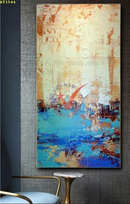 File in ấn File tranh hiện đại Sơn Dầu AT1544 (bản gốc) từ file gốc