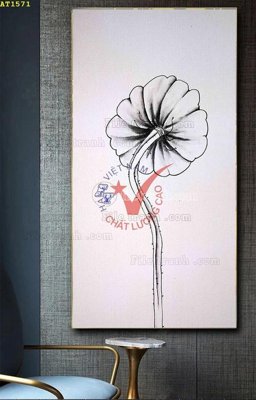 File gốc File tranh hiện đại Sơn Dầu AT1571 (bản quyền) cho in ấn