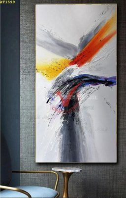 File gốc File tranh hiện đại Sơn Dầu AT1599 (in ấn) màu sắc trung thực
