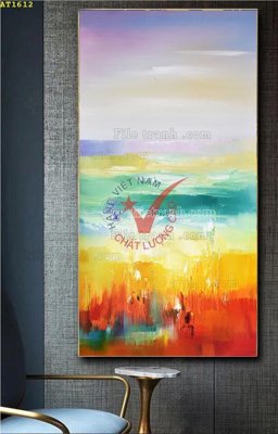 Tệp tin gốc File tranh hiện đại Sơn Dầu AT1612 (dùng cho in) File tranh hiện đại Sơn Dầu AT1612