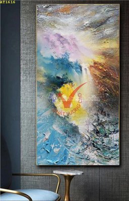 File tranh File tranh hiện đại Sơn Dầu AT1616 (ảnh gốc) không bị mờ