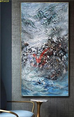 File tranh in mica File tranh hiện đại Sơn Dầu AT1619 (độ phân giải cao)