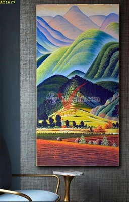 Tải file File tranh hiện đại Sơn Dầu AT1677 (gốc) làm file in ấn