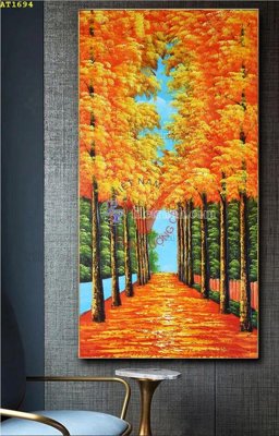 Download file File tranh hiện đại Sơn Dầu AT1694 (gốc) in mica bàn thờ