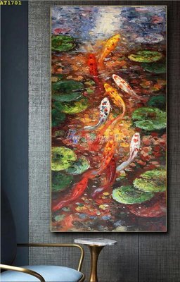 File tranh File tranh hiện đại Sơn Dầu AT1701 (bản gốc) in lụa 5D