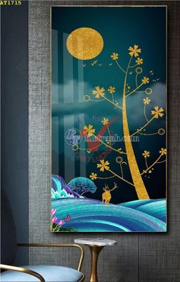 File tranh File tranh hiện đại Sơn Dầu AT1715 (gốc) chủ đề thành phố