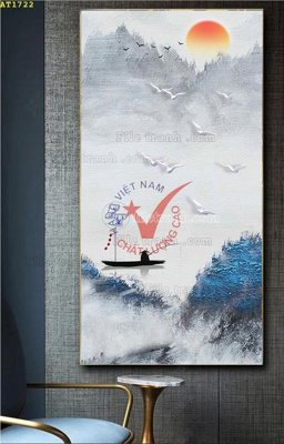 Download file File tranh hiện đại Sơn Dầu AT1722 (chuẩn in) chất lượng cao