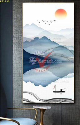 Tải file File tranh hiện đại Sơn Dầu AT1739 (gốc) làm file thiết kế