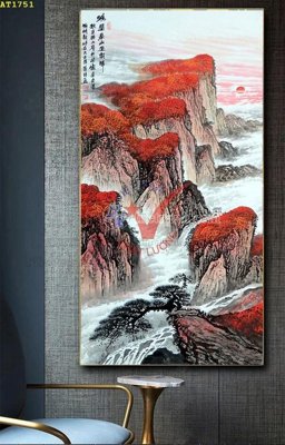 File gốc File tranh hiện đại Sơn Dầu AT1751 (cho in 3D) độc đáo