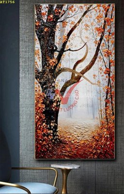 File gốc File tranh hiện đại Sơn Dầu AT1756 (cho in 3D) độc đáo