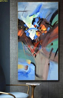 File gốc File tranh hiện đại Sơn Dầu AT1761 (trang trí) phòng làm việc