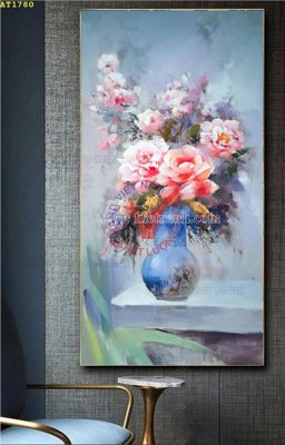 File gốc File tranh hiện đại Sơn Dầu AT1780 (trang trí) phòng ngủ