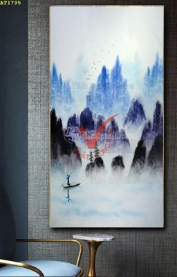 File ảnh File tranh hiện đại Sơn Dầu AT1795 (gốc) in quảng cáo ngoài trời