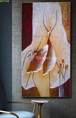 Download file gốc File tranh hiện đại Sơn Dầu AT1798 (in mica) trong suốt