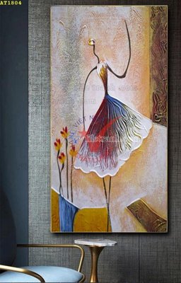 File gốc File tranh hiện đại Sơn Dầu AT1804 (trang trí) phòng trẻ em