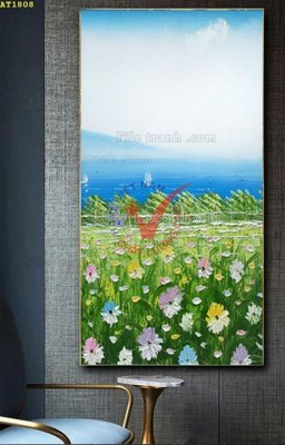 File PSD File tranh hiện đại Sơn Dầu AT1808 (gốc) nhiều lớp (multi-layer)