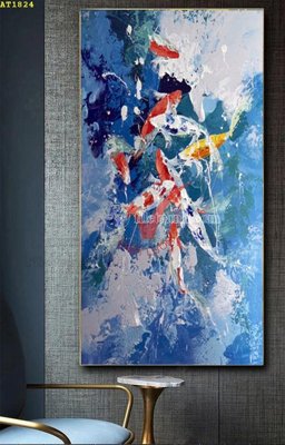 File tranh File tranh hiện đại Sơn Dầu AT1824 (gốc) in film