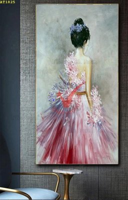 File gốc File tranh hiện đại Sơn Dầu AT1825 (dành cho quảng cáo)