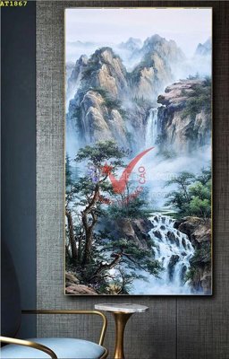 File gốc File tranh hiện đại Sơn Dầu AT1867 (chủ đề hiện đại) trang trí