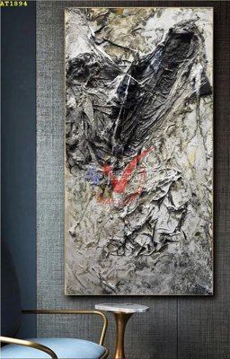 File gốc File tranh hiện đại Sơn Dầu AT1894 (vector) cho in ấn